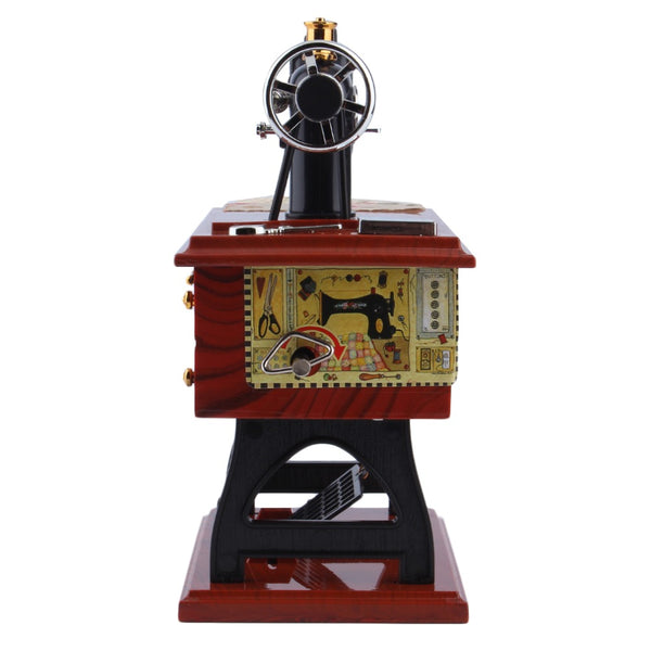 Vintage Sewing Machine Music Box