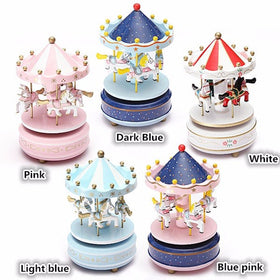 Round Carousels  Musical Box