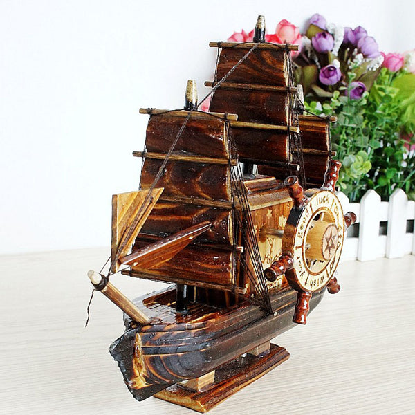 Retro Sailboat Music Box