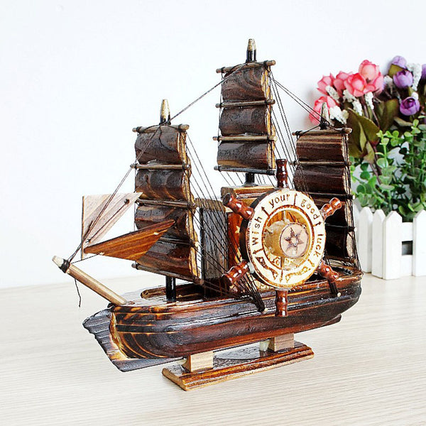 Retro Sailboat Music Box
