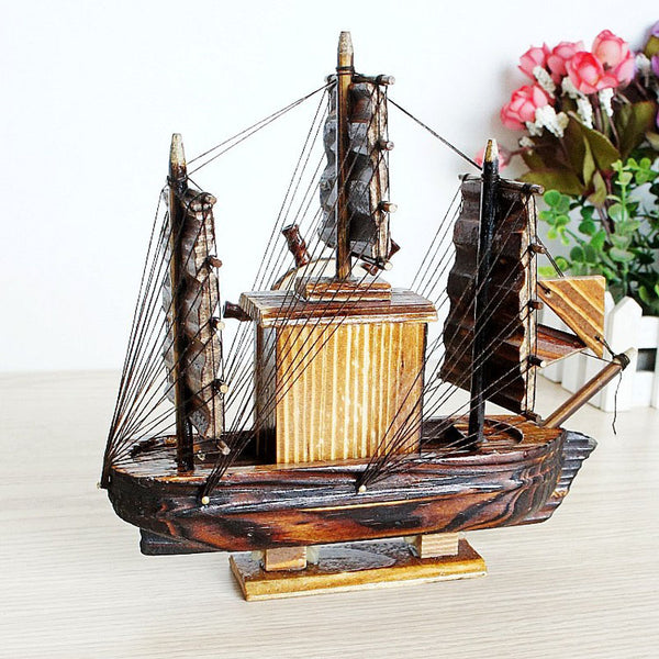 Retro Sailboat Music Box