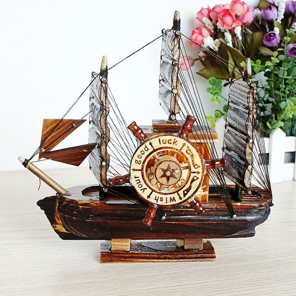 Retro Sailboat Music Box