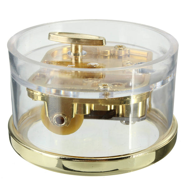 Vintage Clear Round Music Box
